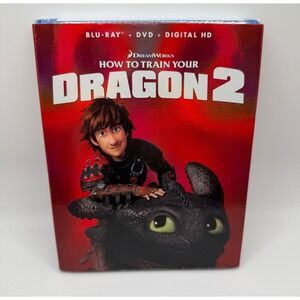 How to Train Your Dragon 2 Blu-ray DVD Digital HD DreamWorks New with Slipcover